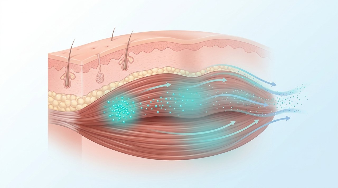 lip flip botox recovery timeline comparative infographic of penetration depth, clinical efficacy duration and discomfort index