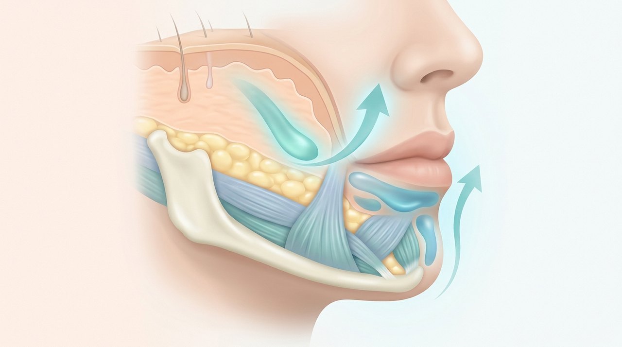 marionette line filler korea comparative infographic of penetration depth, clinical efficacy duration and discomfort index