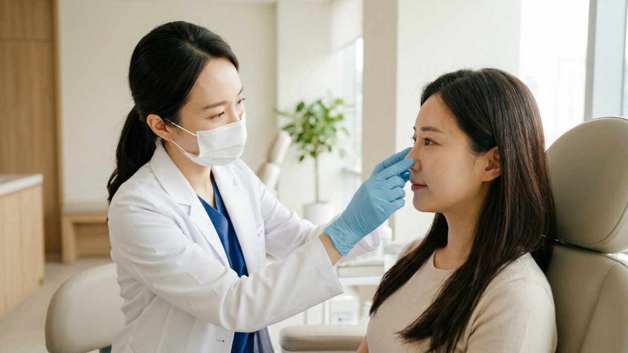 nose thread lift non surgical korea — Non-Surgical Nose Thread Lift for Bridge Definition (photo)
