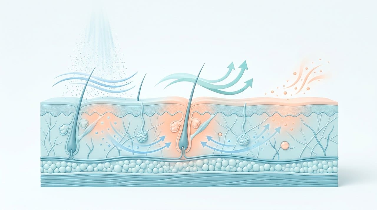 post procedure downtime skincare comparative infographic of penetration depth, clinical efficacy duration and discomfort index