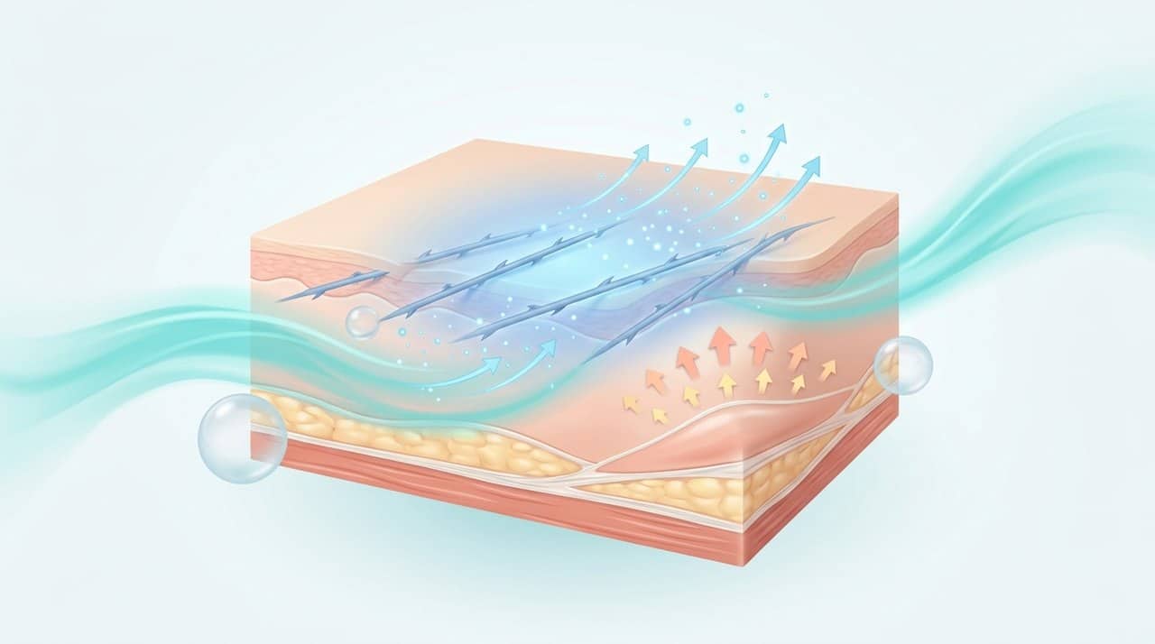 thread lift aftercare recovery korea comparative infographic of penetration depth, clinical efficacy duration and discomfort index