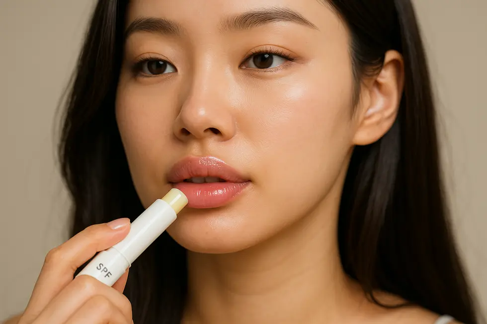 Protecting your enhanced lips with SPF is an important aftercare step.