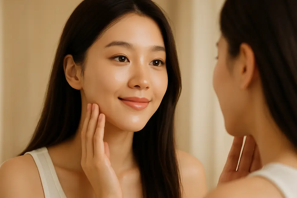 Potential results after PDT: smoother, clearer skin.