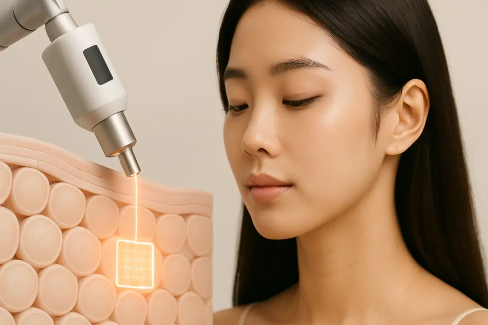 The fractional CO2 laser technology behind MonaLisa Touch stimulates collagen and revitalizes tissue.