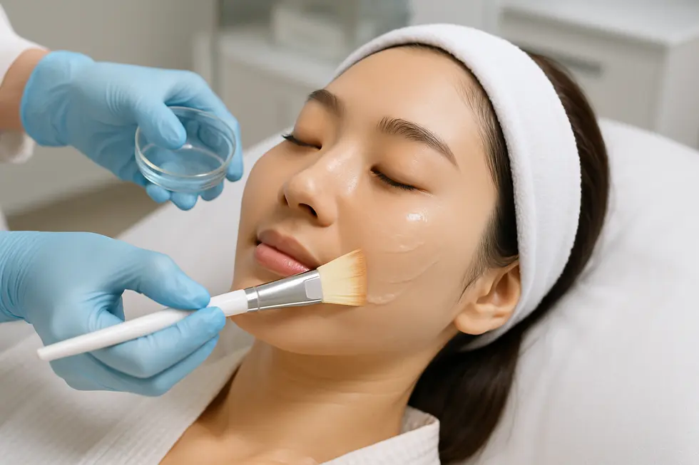 The XELHA peel application is a gentle and comfortable process, making it a relaxing experience.