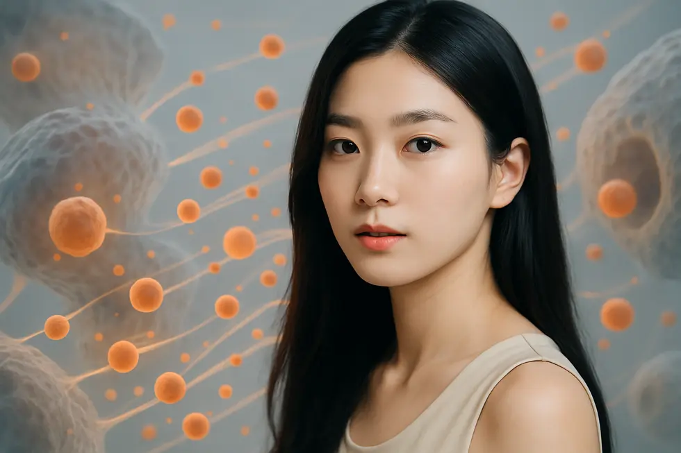 Exosomes are tiny vesicles that act as messengers, carrying instructions between cells for repair and regeneration.