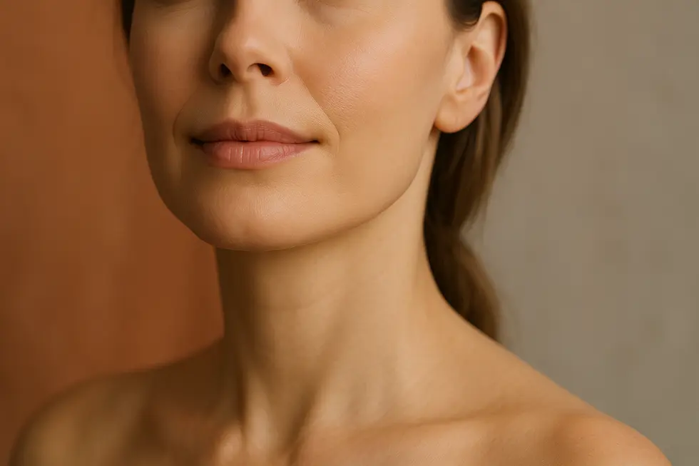 XERF治療によって引き締まり、ハリとツヤを取り戻した女性の肌