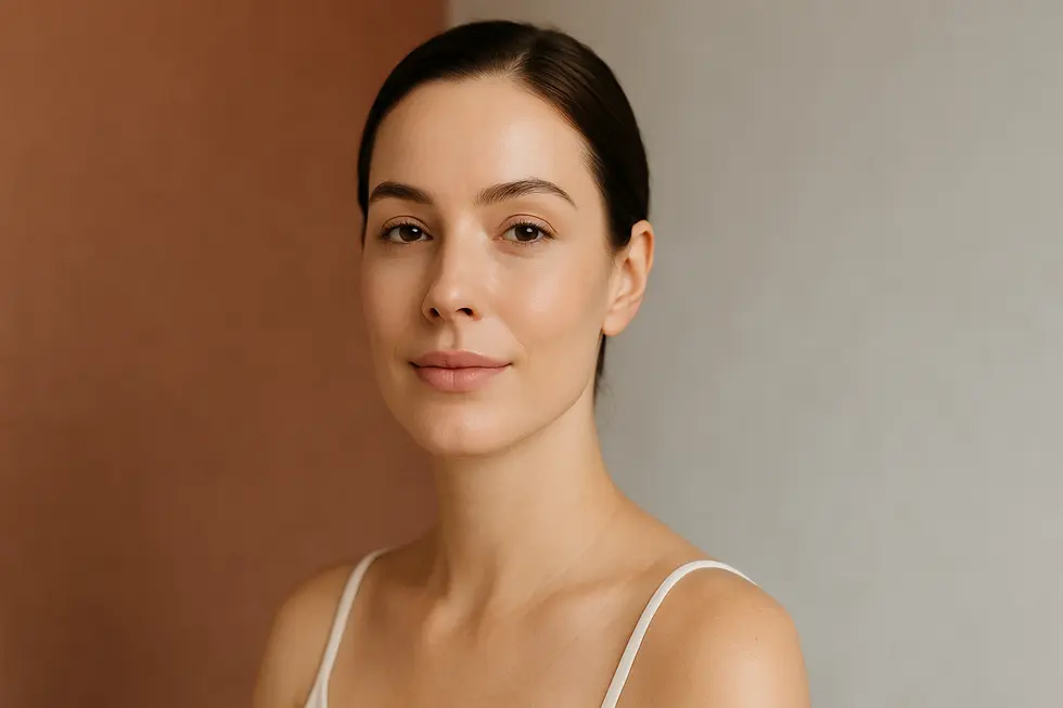 ボトックス治療の専門知識を解説する記事のカバー画像。穏やかな表情の女性の顔が特徴。