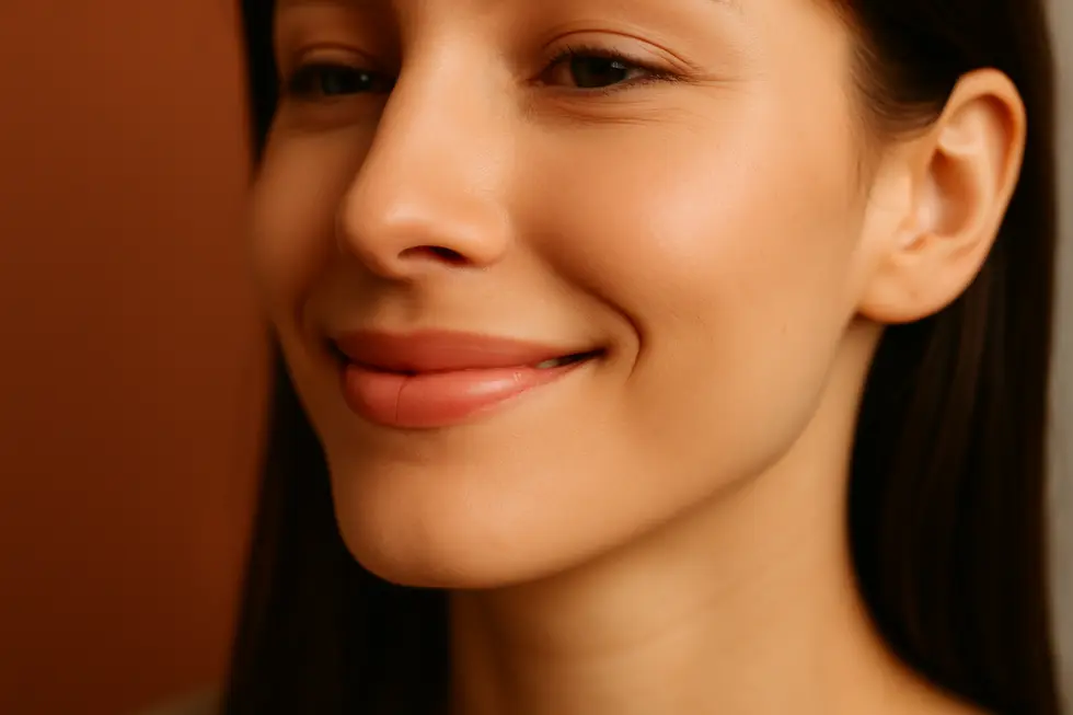 小鼻ボトックスによってすっきりとした鼻の印象を手に入れた人のポートレート