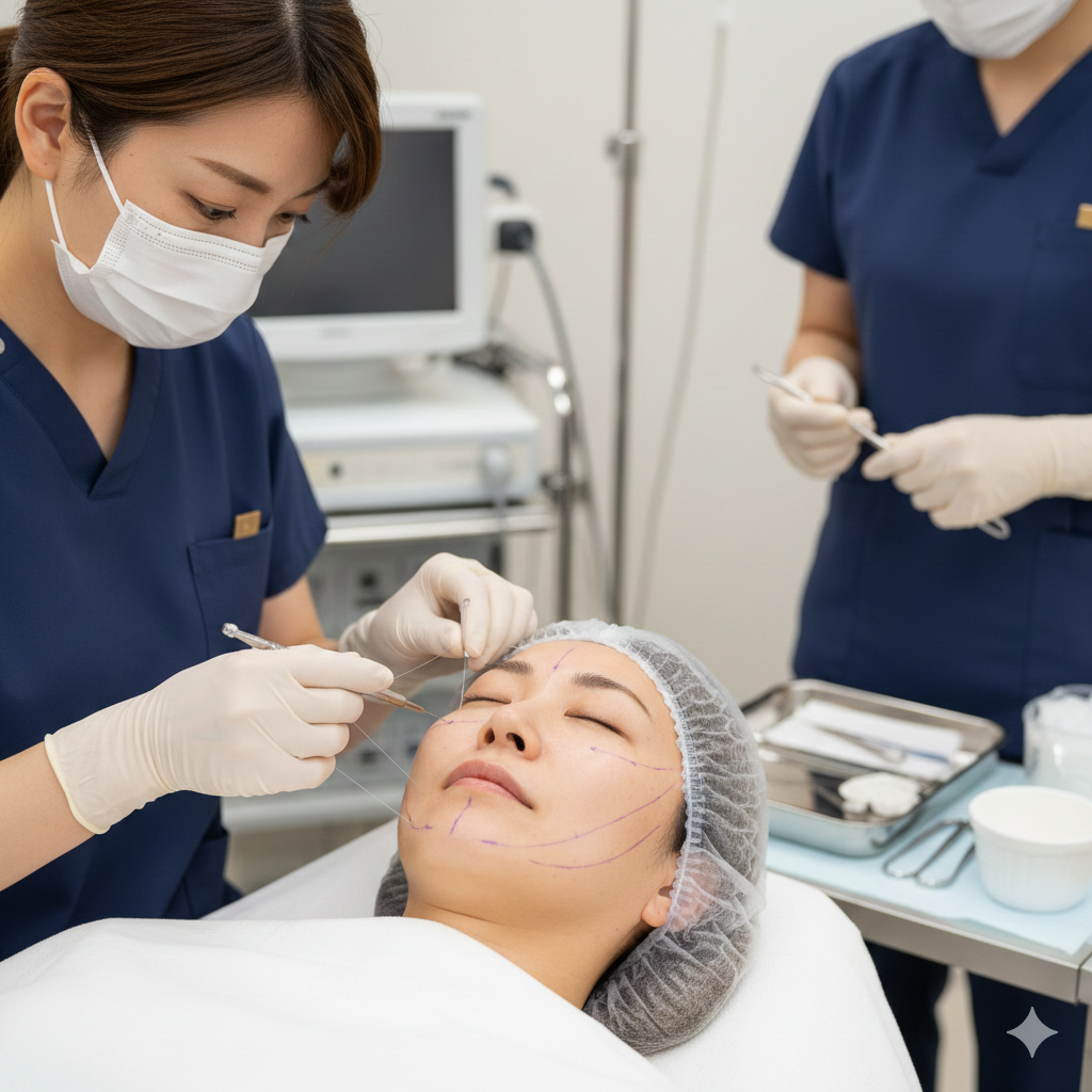 糸リフト メリットデメリット徹底解説!効果・持続期間