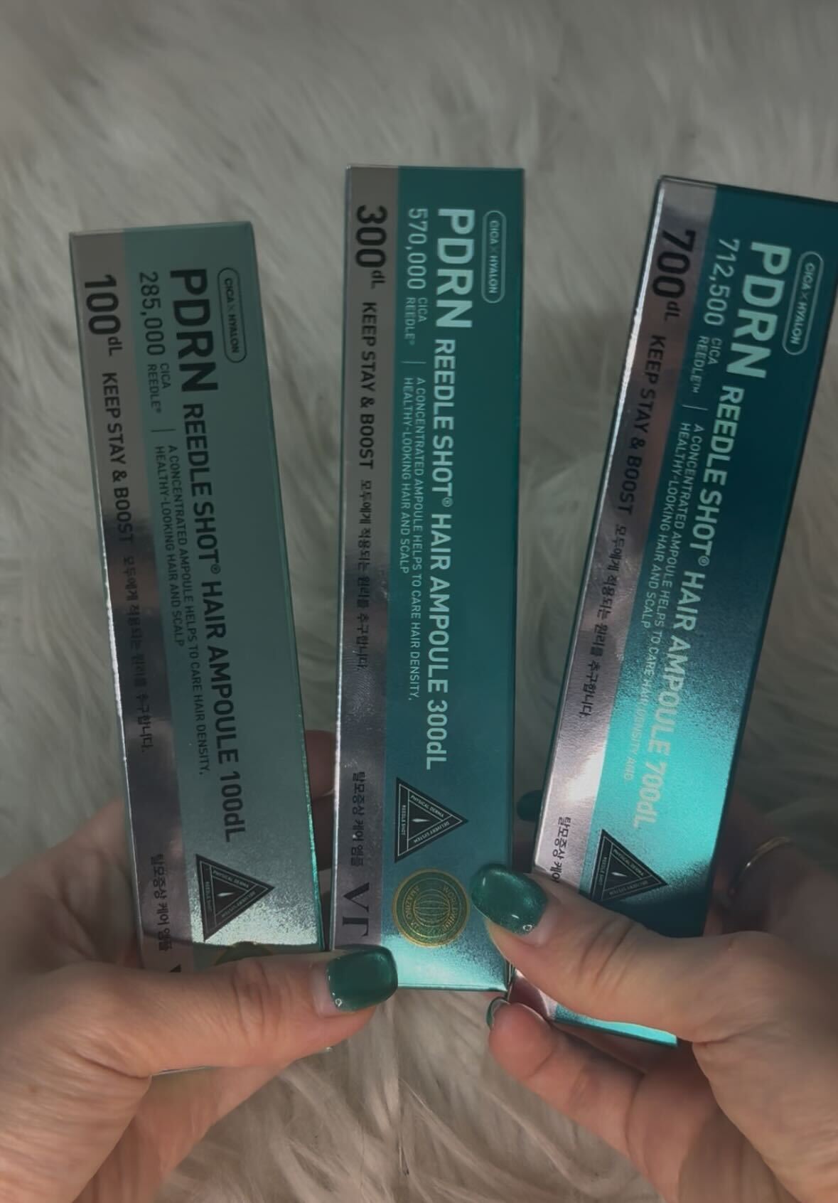 VT PDRN リードルショット ヘアアンプル