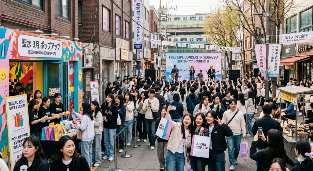 3月韓国ポップアップストア 聖水洞（ソンス）最新ガイド！