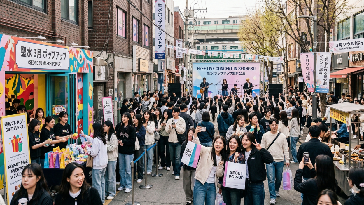 3月韓国ポップアップストア 聖水洞（ソンス）最新ガイド！