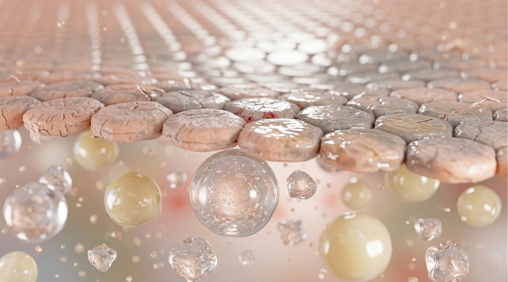 乱れた水分・油分バランス