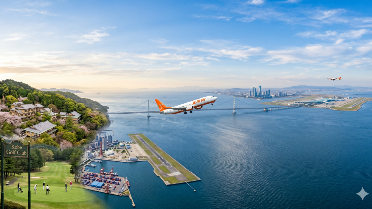 神戸から仁川チェジュ航空