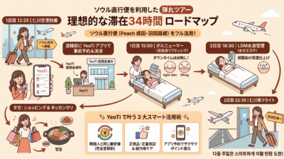 ソウル直行便で行く弾丸渡韓美容！1泊2日