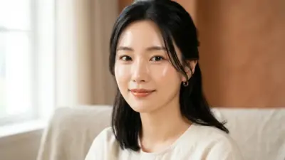 透き通るような白玉肌を持つ美しい女性とスキンケアのイメージ