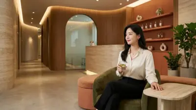 韓国・ソウル江南のラグジュアリーな美容外科・皮膚科クリニックの外観と洗練されたVIPレセプション