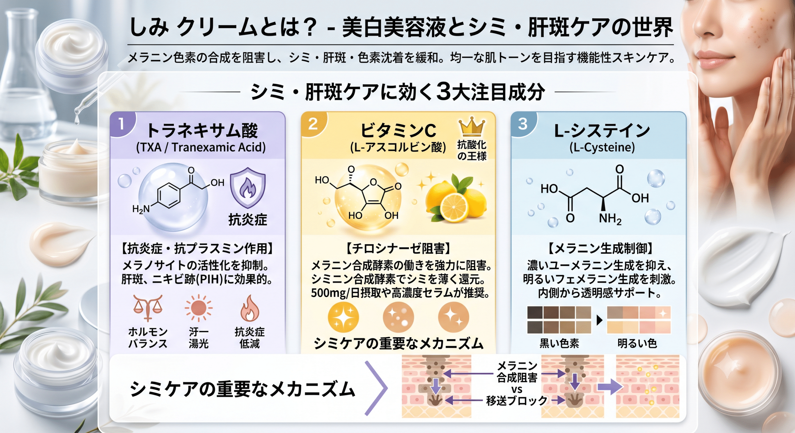 しみ クリーム