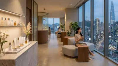 韓国・ソウルの最新美容皮膚科クリニックと美容医療旅行を象徴するビジュアル