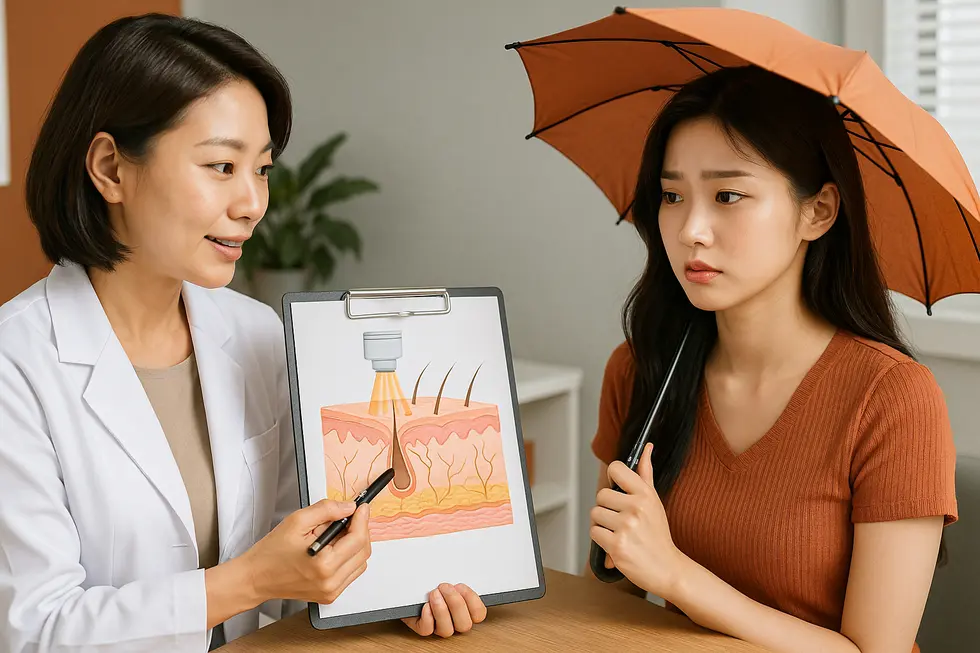 IPL治療の費用と、施術を受ける上での重要な注意点や副作用について。