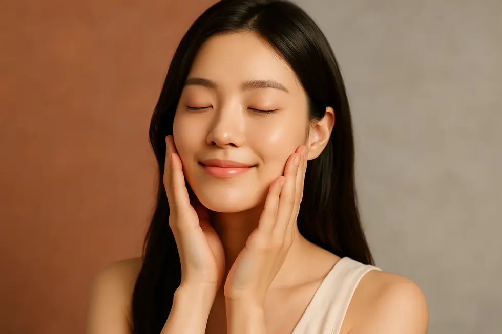 エアサブシジョン施術後の肌ケアと満足感を表すイメージ。