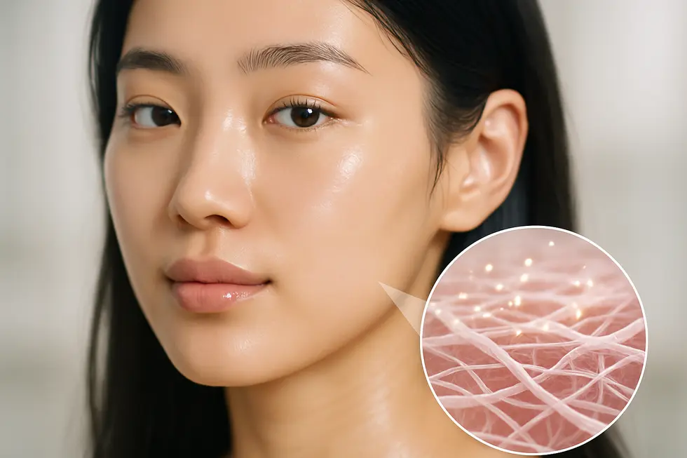 ベネブ施術は、肌の再生を促す「成長因子」と効果的な導入方法で、ハリと弾力のある肌へ導きます。