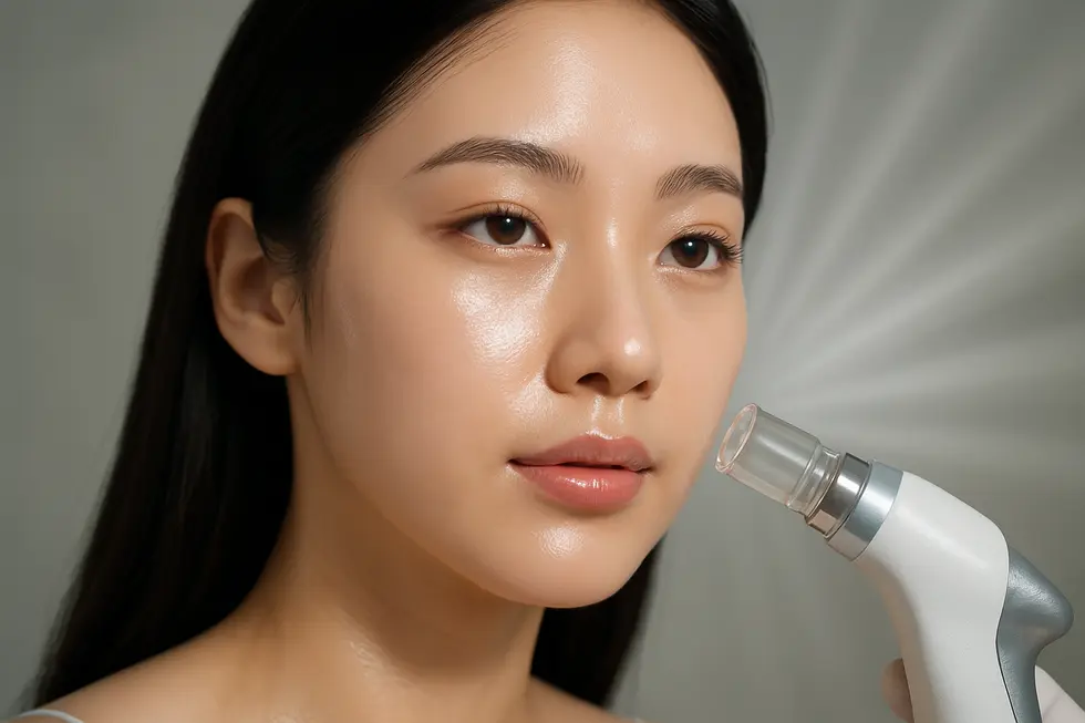 光と吸引の力で、ニキビ肌を根本から改善し、クリアな美肌へと導きます。