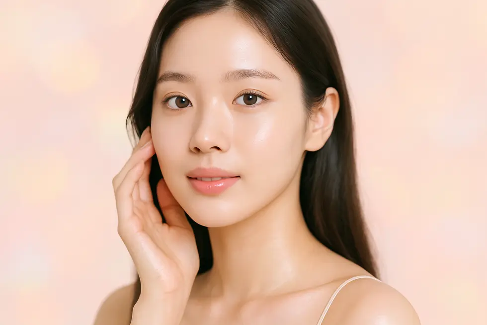 パステルレーザートーニングで叶える、透明感あふれる健やかな肌のイメージ。