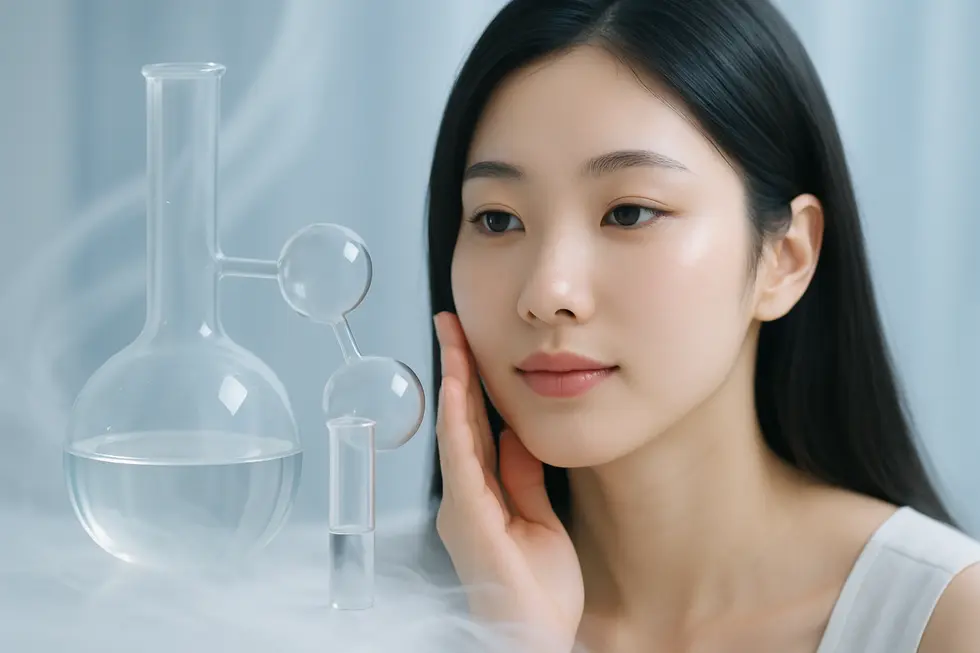 オゾン（O3）の働きで、肌本来の力を引き出すオゾンピールのメカニズム。