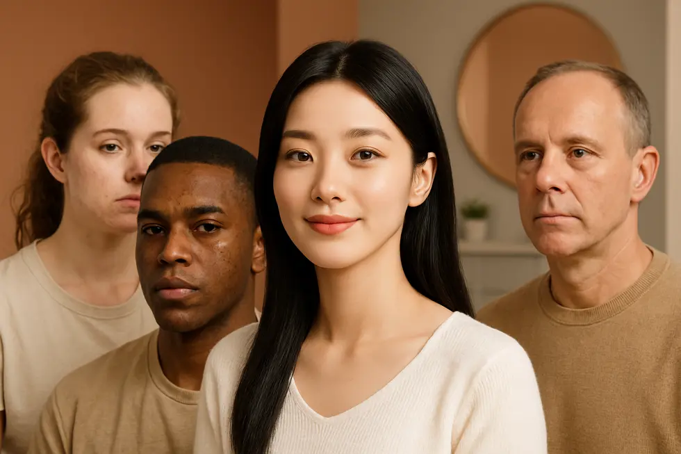 オゾンピールが適している肌タイプと期待される改善例。