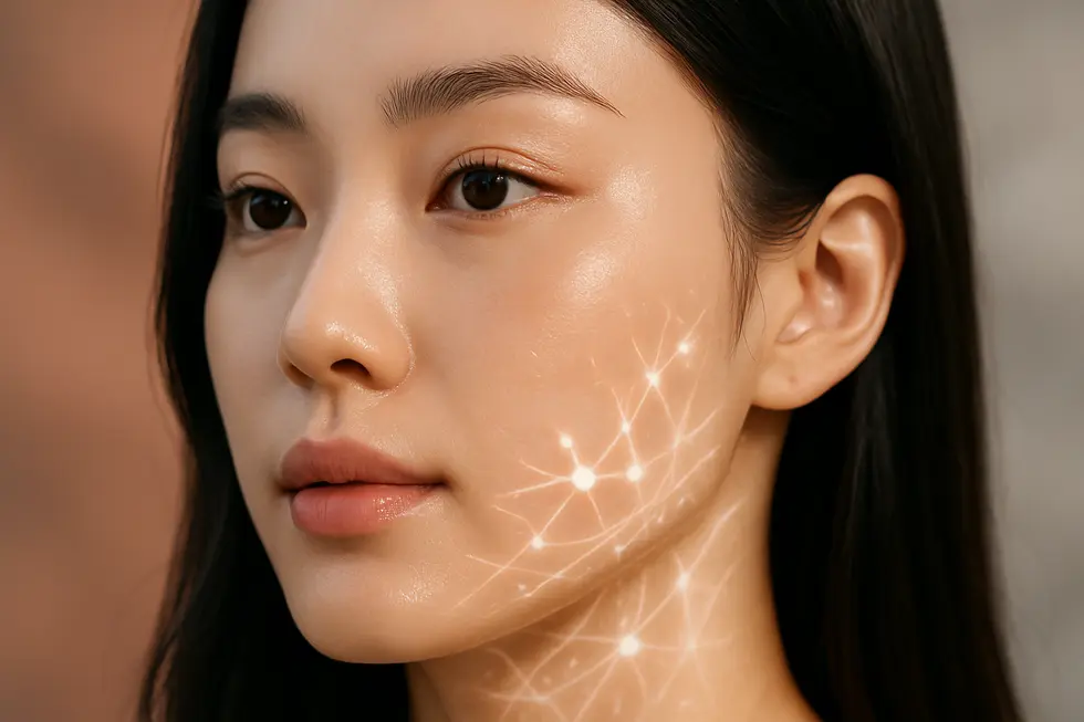 レヴィナス施術は、肌内部のコラーゲン・エラスチン生成を促進し、ターンオーバーを正常化することで、根本的な肌質改善を目指します。