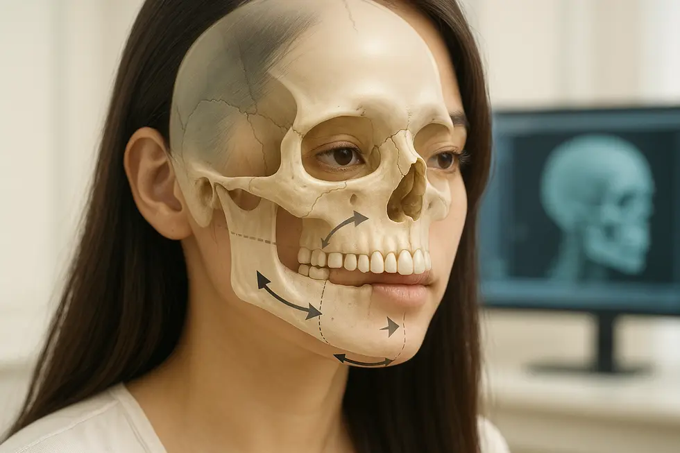 上下顎手術の原理とメカニズム：骨格の精密な修正で顔のバランスと機能を改善します。