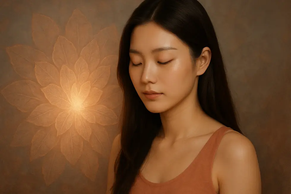 膣フィラーの基本的な仕組みと、ヒアルロン酸がもたらす若々しい変化をイメージした抽象画。