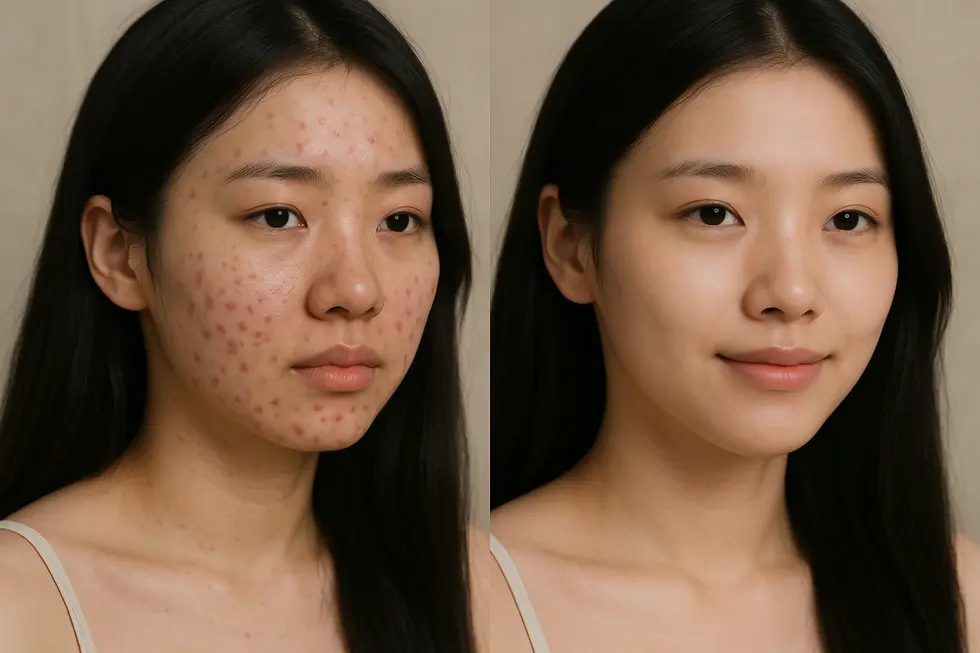 A-fitレーザーによるニキビ改善と肌質向上で、自信あふれる肌へ。