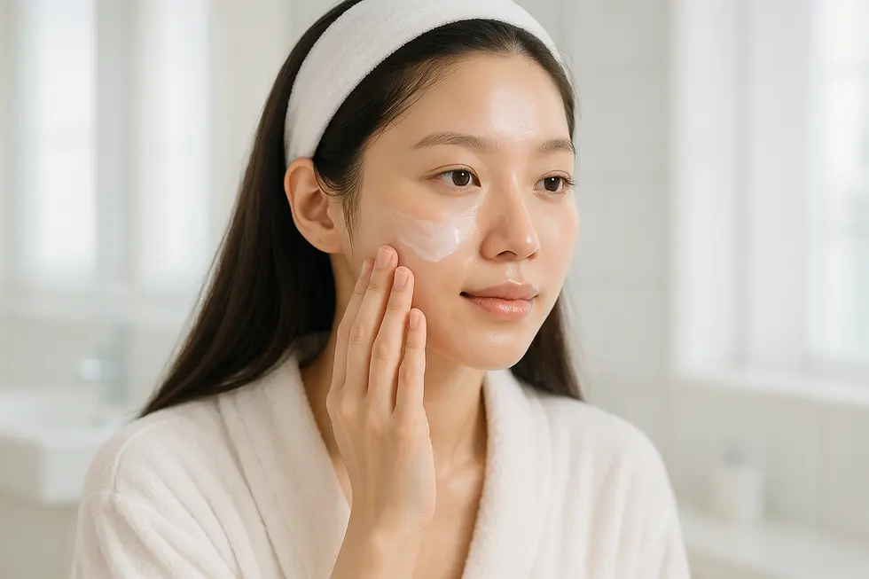 施術後のデリケートな肌には、徹底した保湿ケアを。