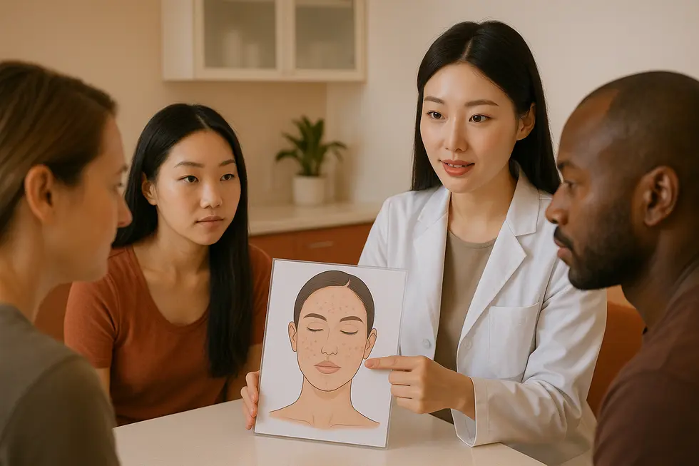 I2PL治療の適用肌タイプと対象者：専門医とのカウンセリングで最適な治療法を見つけましょう。