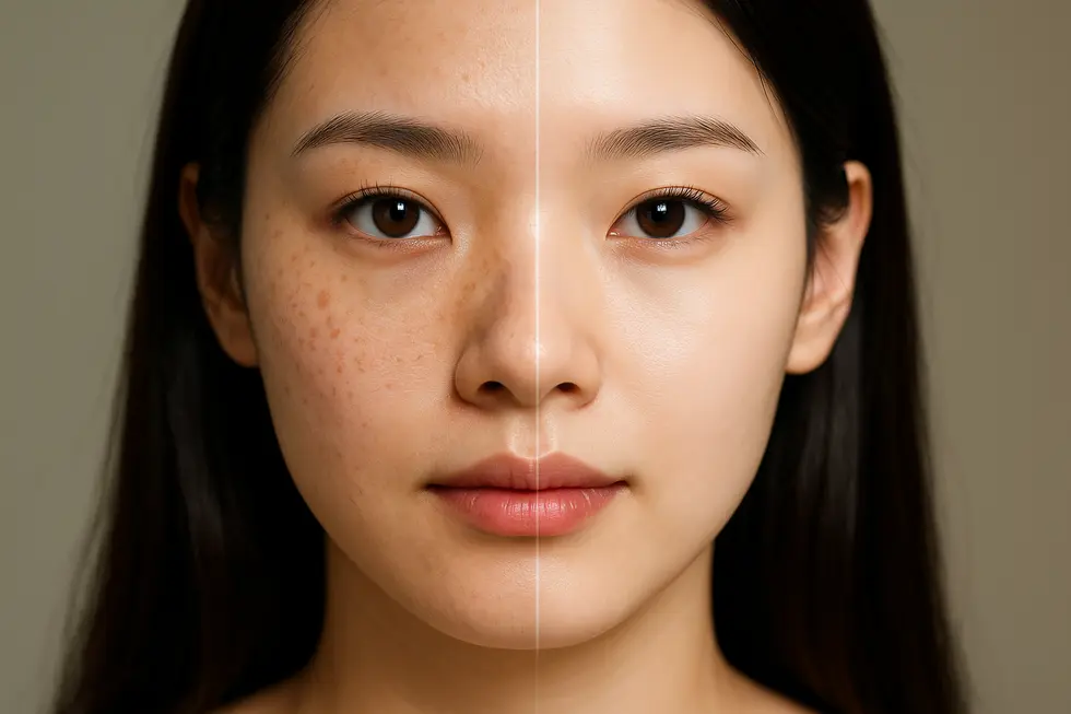 フォトナスターウォーカーによるシミ・肝斑改善効果と施術費用の目安。