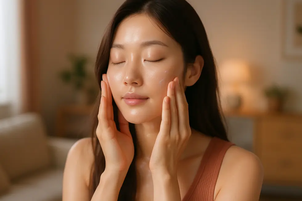 トリニティ治療後の敏感な肌のための丁寧なアフターケアと保湿の重要性。