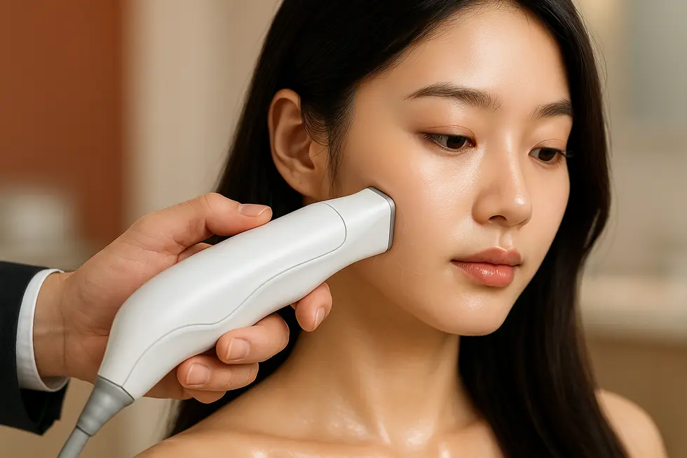 サーメージCPTは、高周波エネルギーとCPT技術で、肌に負担なくたるみを改善します。