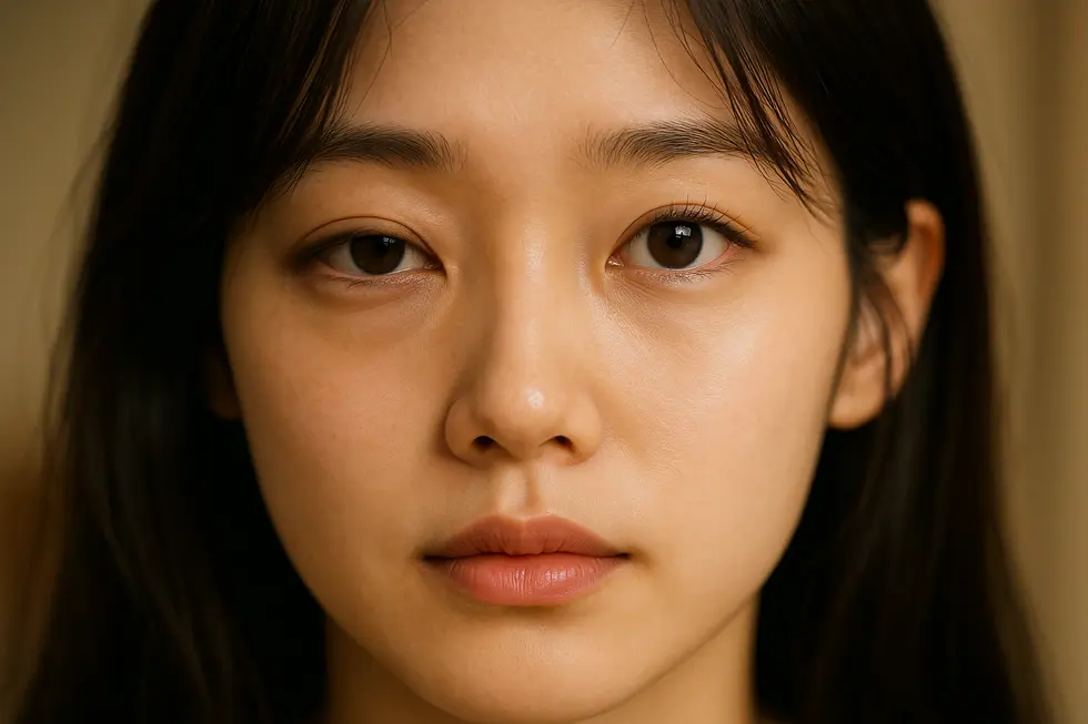 上眼瞼・下眼瞼手術で変わる目元の印象を視覚的に表現。