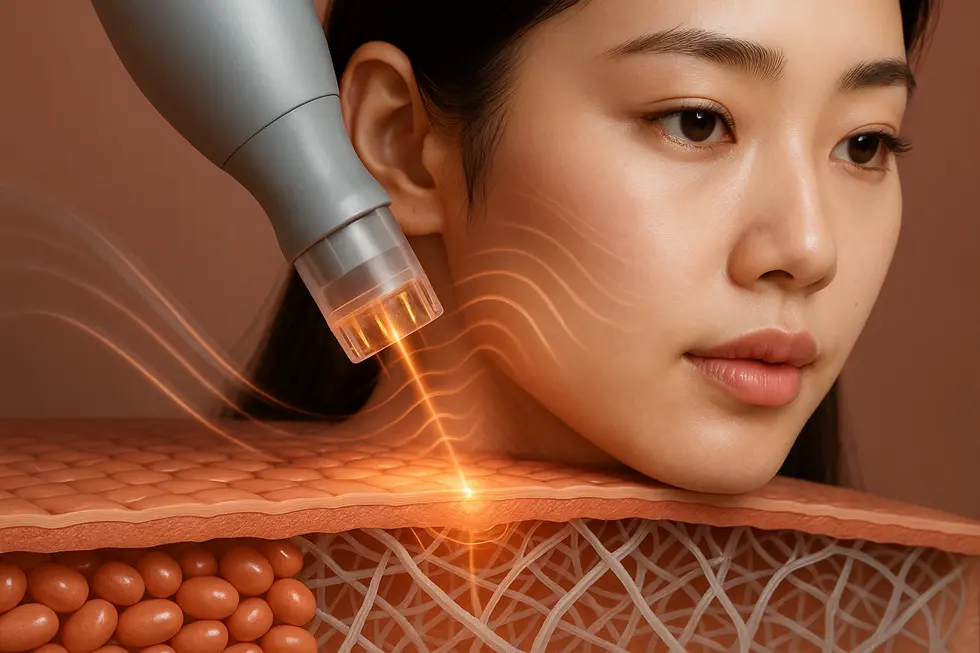 シークレットレーザーの原理：マイクロニードルとRFエネルギーによる肌再生