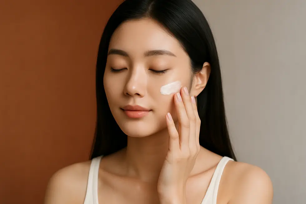 施術後の丁寧なアフターケアで、シークレットレーザーの効果を最大限に引き出す。