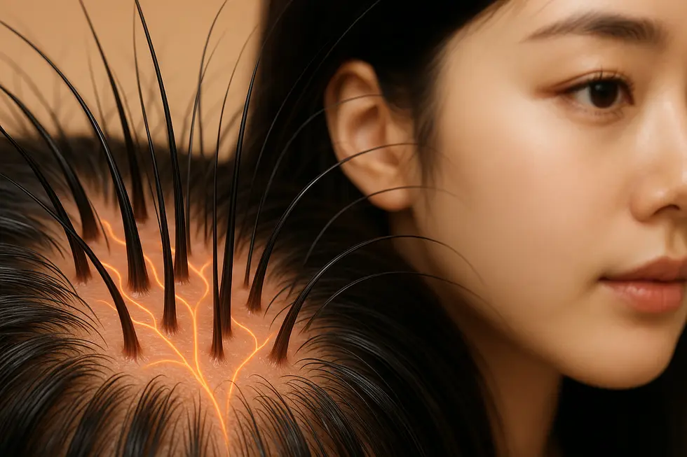 健やかな髪を育むための頭皮ケアの基礎とメカニズム。