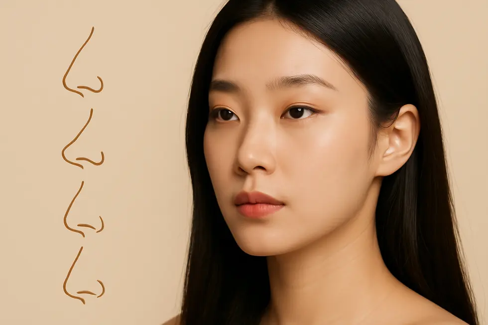 隆鼻術の種類とその特徴。