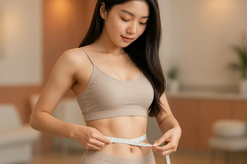 サイザー施術後のサイズ変化のイメージ。