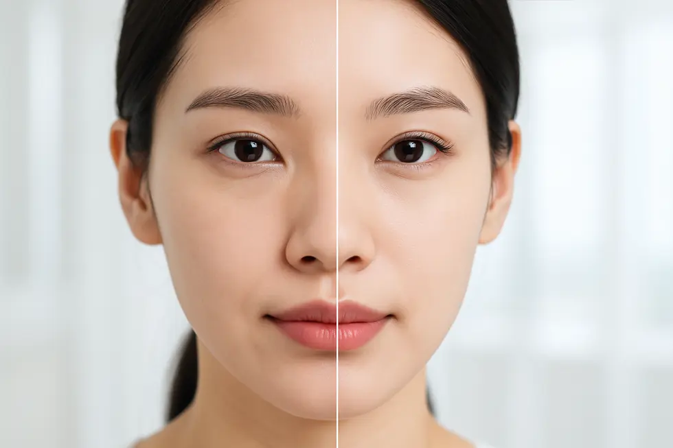 ほうれい線フィラーによる施術効果と費用目安。