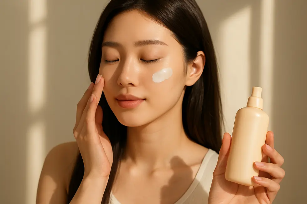 デンシティ施術後の肌の保湿と紫外線対策の重要性。