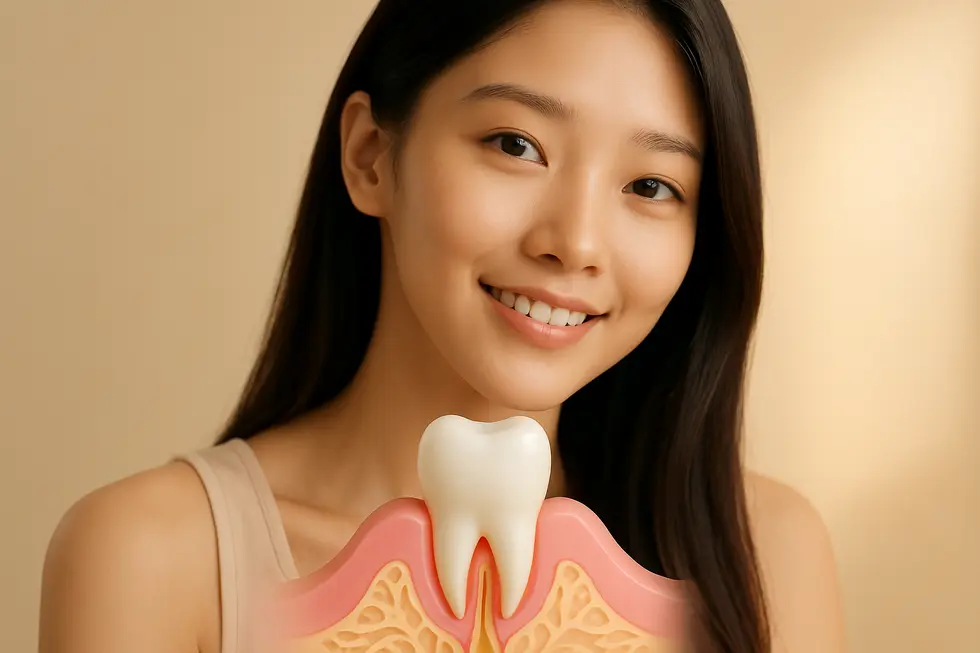 健康な歯茎は、歯の土台。歯茎ケアは、お口と全身の健康を守る大切な習慣です。