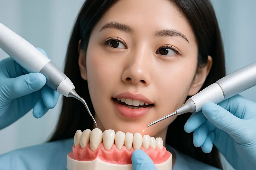 歯周病治療から審美改善まで、多様な歯茎ケア施術があなたの笑顔をサポートします。